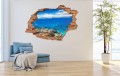 FOTOTAPETA 3D SAMOPRZYLEPNA naklejka DZIURA na ścianę PODWODNY ŚWIAT RYB