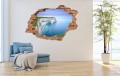 FOTOTAPETA 3D SAMOPRZYLEPNA naklejka dziura ścienna KLIF WIDOK OCEAN 