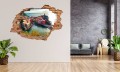FOTOTAPETA 3D SAMOPRZYLEPNA naklejka dziura w ścianie WIDOK ZATOKA MIASTO