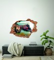 FOTOTAPETA 3D SAMOPRZYLEPNA naklejka dziura w ścianie WIDOK ZATOKA MIASTO