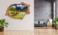 FOTOTAPETA 3D SAMOPRZYLEPNA naklejka dziura w ścianie POLANA KONIE STADO