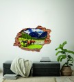 FOTOTAPETA 3D SAMOPRZYLEPNA naklejka dziura w ścianie POLANA KONIE STADO