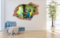 FOTOTAPETA 3D SAMOPRZYLEPNA naklejka ścienna KOLOROWE PAPUGI