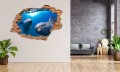 FOTOTAPETA 3D SAMOPRZYLEPNA naklejka dekoracyjna na ścianę DELFIN OCEAN