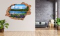 FOTOTAPETA 3D SAMOPRZYLEPNA naklejka dekoracyjna NATURA KWIATY JEZIORO