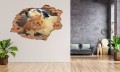 FOTOTAPETA 3D SAMOPRZYLEPNA naklejka ścienna PIES I KOT 