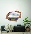 FOTOTAPETA 3D SAMOPRZYLEPNA naklejka ścienna NATURA MGŁA KROKUSY