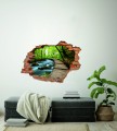 FOTOTAPETA 3D SAMOPRZYLEPNA naklejka na ścianę KŁADKA POTOK LAS MOST