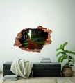 FOTOTAPETA 3D SAMOPRZYLEPNA naklejka dekoracyjna DRZEWA NATURA LAS DROGA