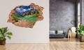 Naklejka na ścianę dziura 3d GÓRY POTOK GÓRSKI