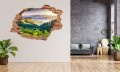FOTOTAPETA 3D SAMOPRZYLEPNA naklejka dziura w ścianie WZGÓRZA WIDOK GÓRY