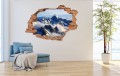 FOTOTAPETA 3D SAMOPRZYLEPNA naklejka na ścianę GÓRY ZIMA SZCZYTY ŚNIEG