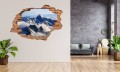 FOTOTAPETA 3D SAMOPRZYLEPNA naklejka na ścianę GÓRY ZIMA SZCZYTY ŚNIEG