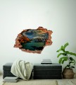 FOTOTAPETA 3D SAMOPRZYLEPNA naklejka dziura w ścianie JEZIORO W GÓRACH