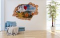 FOTOTAPETA 3D SAMOPRZYLEPNA naklejka ścienna do salonu WZGÓRZA BALONY GÓRY