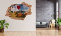 FOTOTAPETA 3D SAMOPRZYLEPNA naklejka ścienna do salonu WZGÓRZA BALONY GÓRY