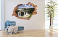 FOTOTAPETA 3D SAMOPRZYLEPNA naklejka na ścianę WODOSPAD NATURA WIDOK
