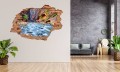 FOTOTAPETA 3D SAMOPRZYLEPNA naklejka do salonu ścienna POTOK W GÓRACH