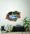 FOTOTAPETA 3D SAMOPRZYLEPNA naklejka dekoracyjna do salonu WODOSPAD