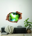 FOTOTAPETA 3D SAMOPRZYLEPNA naklejka do sypialni WODOSPAD W LESIE NATURA
