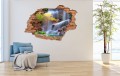 FOTOTAPETA 3D SAMOPRZYLEPNA naklejka na ścianę do salonu WODOSPAD NATURA