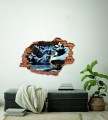 FOTOTAPETA 3D SAMOPRZYLEPNA naklejka dekoracyjna ZIMA WODOSPAD LAS 