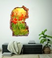FOTOTAPETA 3D SAMOPRZYLEPNA naklejka ścienna POLE MAKÓW