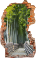 FOTOTAPETA 3D SAMOPRZYLEPNA naklejka ścienna MOST W LESIE