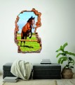 FOTOTAPETA 3D SAMOPRZYLEPNA naklejka ścienna KOŃ W SKOKU