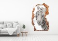 FOTOTAPETA 3D SAMOPRZYLEPNA naklejka ścienna BIAŁY TYGRYS