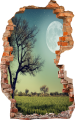 FOTOTAPETA 3D SAMOPRZYLEPNA naklejka ścienna NOCNY OBRAZ