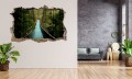 FOTOTAPETA Dziura 3D naklejka ścienna DEKORACYJNA most linowy las
