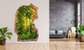 FOTOTAPETA 3D SAMOPRZYLEPNA naklejka ścienna TAJEMNICZY LAS