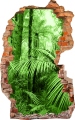 FOTOTAPETA 3D SAMOPRZYLEPNA naklejka ścienna PAPROĆ
