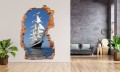 FOTOTAPETA 3D SAMOPRZYLEPNA naklejka ścienna STATEK