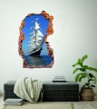 FOTOTAPETA 3D SAMOPRZYLEPNA naklejka ścienna STATEK