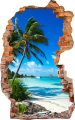 FOTOTAPETA 3D SAMOPRZYLEPNA naklejka ścienna PLAŻA