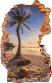 FOTOTAPETA 3D SAMOPRZYLEPNA naklejka ścienna PALMA