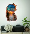 FOTOTAPETA 3D SAMOPRZYLEPNA naklejka ścienna ZACHÓD SŁOŃCA NA PLAŻY