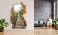 FOTOTAPETA 3D SAMOPRZYLEPNA naklejka ścienna MOST PRZEZ ZIELEŃ
