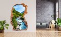FOTOTAPETA 3D SAMOPRZYLEPNA naklejka ścienna RZEKA PŁYNĄCA PRZEZ LAS