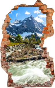 FOTOTAPETA 3D SAMOPRZYLEPNA naklejka ścienna WYSOKIE GÓRY