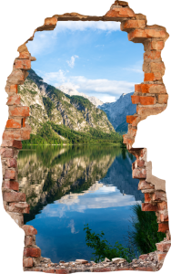 FOTOTAPETA 3D SAMOPRZYLEPNA naklejka ścienna ZALEW