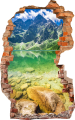 FOTOTAPETA 3D SAMOPRZYLEPNA naklejka ścienna TATRY
