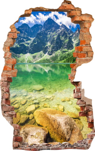 FOTOTAPETA 3D SAMOPRZYLEPNA naklejka ścienna TATRY