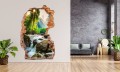 FOTOTAPETA 3D SAMOPRZYLEPNA naklejka ścienna RZEKA Z MAŁYM WODOSPADEM