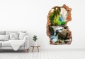 FOTOTAPETA 3D SAMOPRZYLEPNA naklejka ścienna RZEKA Z MAŁYM WODOSPADEM