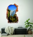 FOTOTAPETA 3D SAMOPRZYLEPNA naklejka ścienna WODOSPAD MIĘDZY 