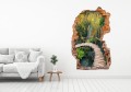 FOTOTAPETA 3D SAMOPRZYLEPNA naklejka ścienna MOST NAD RZEKĄ W LESIE