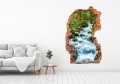 FOTOTAPETA 3D SAMOPRZYLEPNA naklejka ścienna LEŚNA RZEKA